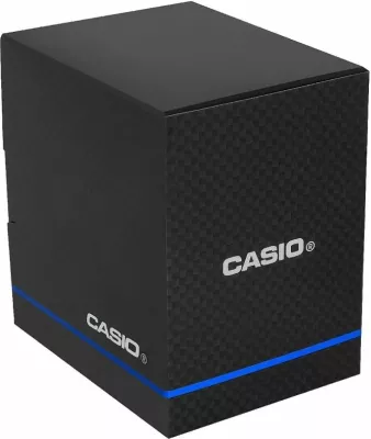 Orë dore për meshkuj Casio, e zezë