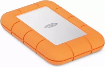 SSD i jashtëm rugged LaCie Rugged Mini STMF4000400 4TB USB-C (USB 3.2 Gen 2x2, deri 2000 MB/s), portokalli