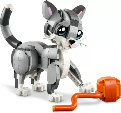 Set ndërtimi LEGO Creator Graue Katze 31163, multikolor