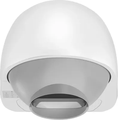 Kuti inteligjente vetëpastruese për rërë maceje Catlink Luxury Pro-X 57 L, 13 L depo mbetjesh, e bardhë, set me 3 qese + 2 filtra