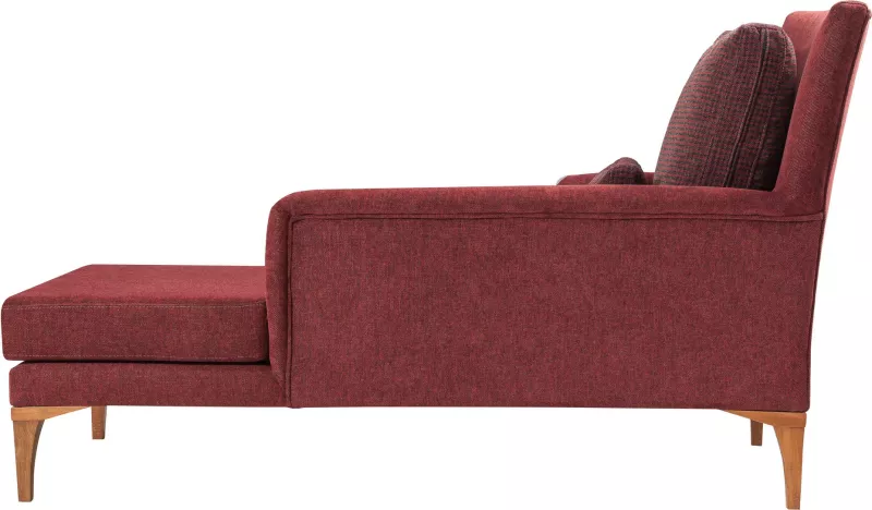 Divan Atelier del Sofa, ngjyrë e kuqe Claret