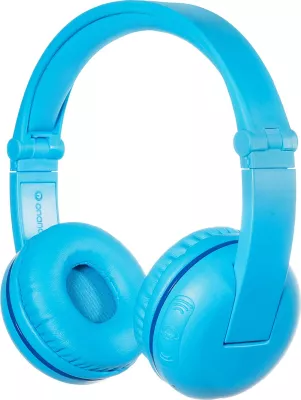 Kufje Bluetooth Buddyphones Play, stereo, 3.5mm, 14 orë bateri, blu