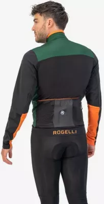 Jakne lifestyle Rogelli, e gjelbër e zezë portokalli