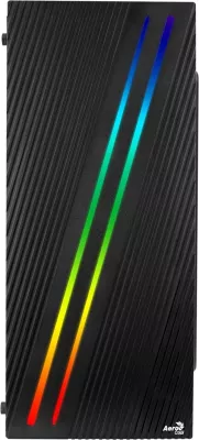 Kasë Aerocool Streak, e zezë