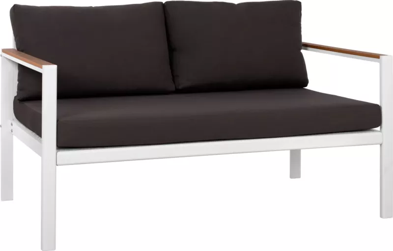 Divan 2 vendësh alumini FH5523.01 i bardhë