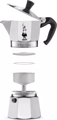 Aparat kafeje BIALETTI MOKA EXPRESS 18TZ 900 ml argjendtë