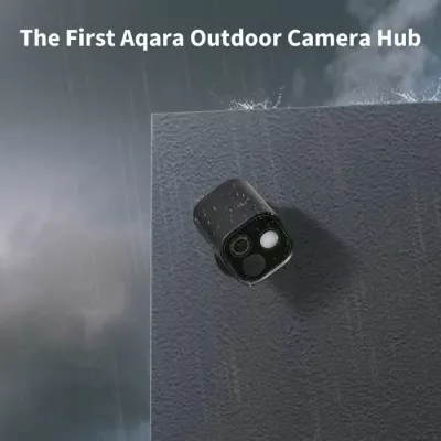 Kamerë sigurie outdoor Aqara G5 Pro Wi‑Fi CH-C07D-W 4MP/2.6K, Zigbee/Thread, Matter, IP65, 8GB eMMC, e bardhë