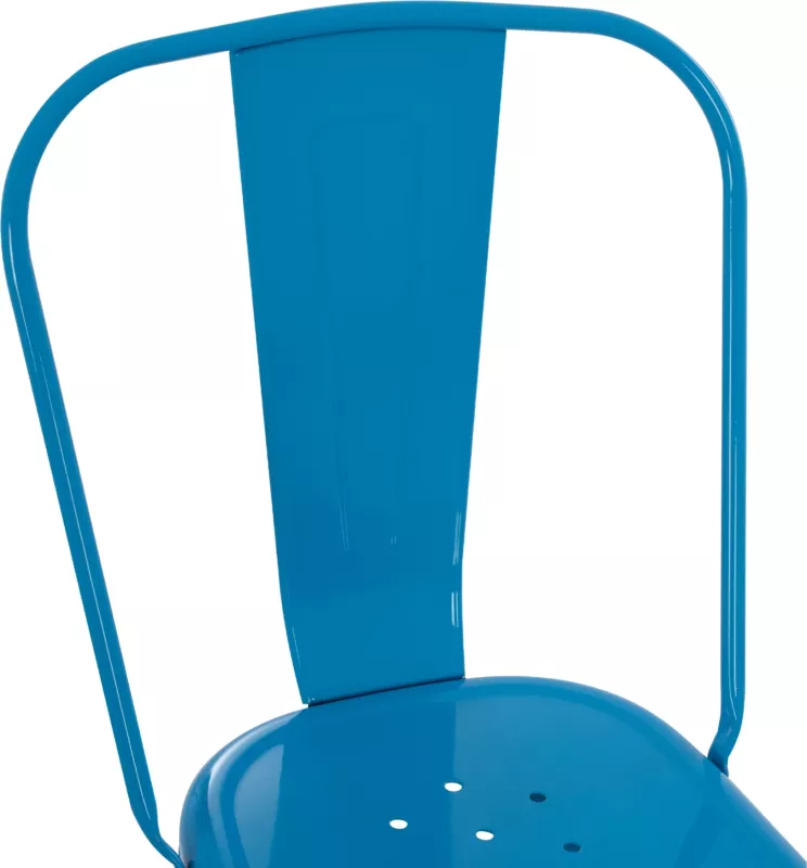 Karrige për ngrënie MELITA FH8641.08 metalike ngjyrë kaltër 43x50x82Hcm