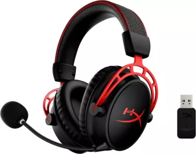 Kufje gaming HyperX Cloud Alpha 4P5D4AA, pa tela, deri 300h bateri, DTS Headphone:X, mikrofon me boom, zi/e kuqe
