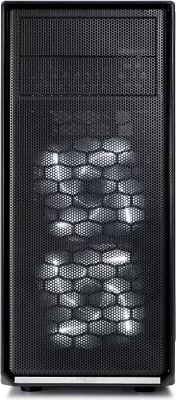 Kasë Fractal Design Focus G Midi Tower, ATX, micro ATX, ITX, e zezë, me dritare anësore dhe LED të bardhë