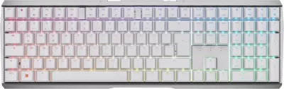 Tastierë mekanike Cherry MX 3.0S Wireless RGB, RF Wireless + Bluetooth, QWERTZ, e bardhë