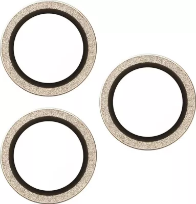 Mbështjellës PanzerGlass Hoops Glitter për iPhone 16 Pro/16 Pro Max/17 Pro/17 Pro Max, ari