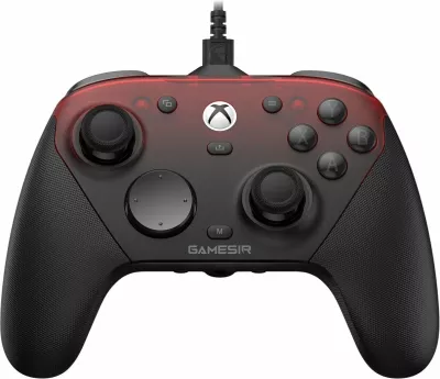 Kontroller loje GameSir G7 Pro Shadow Ember (HRG22996), tri-mode USB/2.4GHz/Bluetooth, për Xbox/PC/Android/iOS/Switch, zi/kuqe