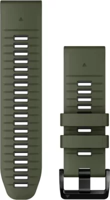 Rrip për smartwatch Garmin QuickFit® 26 Bands, Silicone, Moss & Graphite