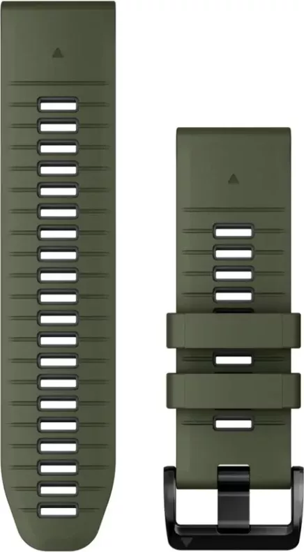 Rrip për smartwatch Garmin QuickFit® 26 Bands, Silicone, Moss & Graphite
