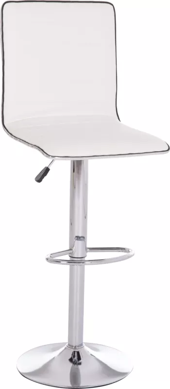 Karrige për bar rrotulluese NEXUS, lëkurë sintetike e bardhë, FH209.22, 43x47x116cm, set prej 2 copë