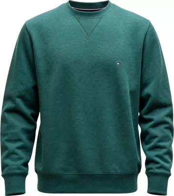 Duks për meshkuj Tommy Hilfiger ESS Seasonal Fleece MW0MW40000, i gjelbër [Madhësia: M]