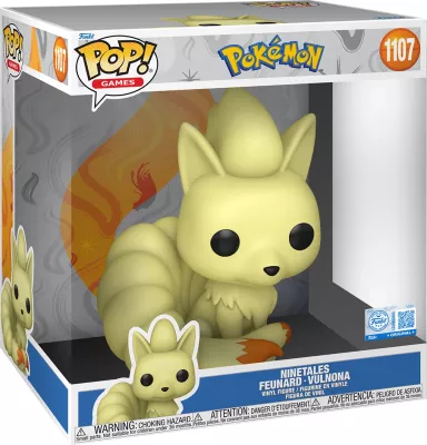 Figurinë koleksionuese Funko POP! Jumbo Pokemon Ninetales, krem