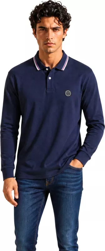 Maicë polo për meshkuj Armani Exchange XM003427 AF13026, e kaltër [Madhësia: XL]