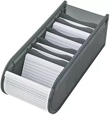 Kuti organizuese WEDO 250 8012, A8, gri, me kapak