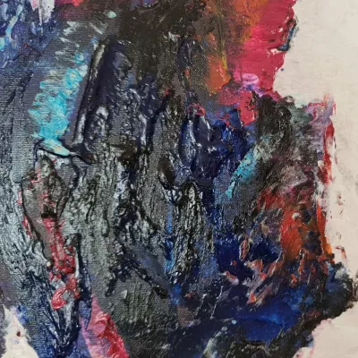 Pikturë dekorative me vaj, shumëngjyrëshe, Wallity OP284642369, 70x100cm