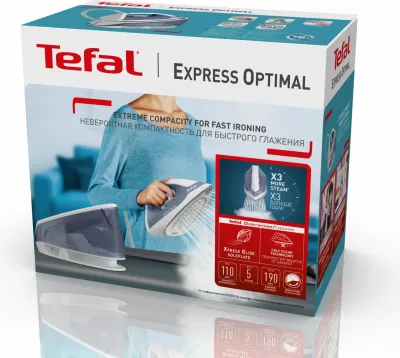 Gjenerator avulli Tefal Express Optimal SV4110E0 2200W 190 g/min, bardhë/blu