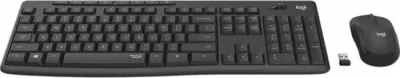 Tastierë wireless + maus Logitech MK295 SilentTouch, layout SLO, 2.4 GHz, grafit, set