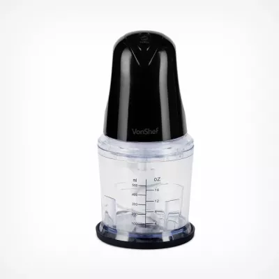 Grirëse mini VonShef 2000086 400W 500 ml, e zezë