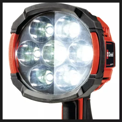 Llambë dore Einhell TE-CL 18/2500 LiAC-solo, LED, 2500 lumen, zi/kuqe