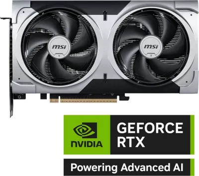 Kartelë grafike MSI VENTUS GeForce RTX 5060 Ti 16G 2X OC PLUS, 16 GB, e zezë