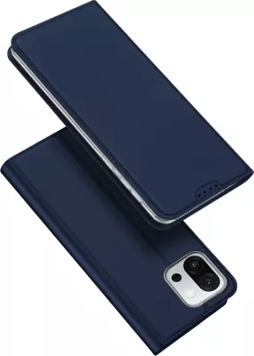 Mbështjellës Dux Ducis Skin Pro për OnePlus 13T, me stand dhe portofol, Kaltër
