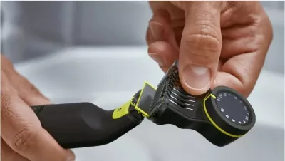 Makinë rroje Trimer Philips OneBlade Pro 360, LED, , i zi