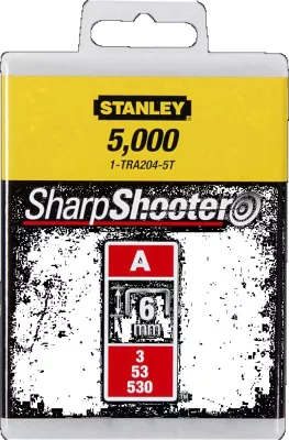 Kapëse për stapler Stanley Type A 6mm 1-TRA204-5T, 5000 copë