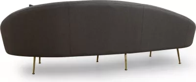 Divan treshe, ngjyrë gri e errët, Atelier del Sofa, Eses