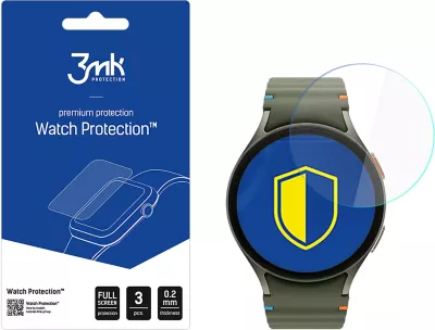Mbrojtës ekrani FlexibleGlass për Samsung Galaxy Watch 7 40mm, 3mk Protection, set prej 3 copë