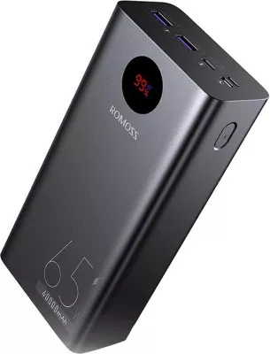 Powerbank Romoss PEA40 Pro 40000mAh, 65W, e zezë