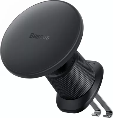 Mbajtës magnetik Baseus CW01 për iPhone, karikues wireless 15W, për grilë ventilimi, i zi