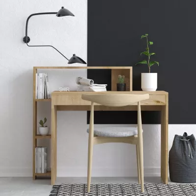 Tavolinë studimi Hanah Home, Uma, ngjyrë lisi