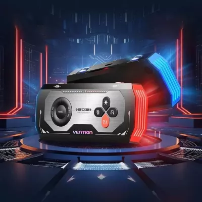 Kartelë zëri ekstern Vention CVAB0 24-bit/192kHz, USB-C, virtual 7.1, e zezë