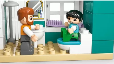 Lodra ndërtimi Lego për fëmijë, Modern Family Home 3in1