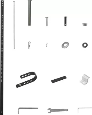 Set montimi për panele diellore EcoFlow Balcony Hook Kit, 30 kg