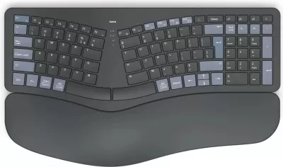 Tastierë ergonomike Hama WK-900, wireless, anglisht, e zezë