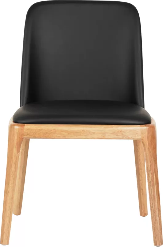 Karrige për ngrënie FURLAN FH9944.01 dru gome, PU e zezë, 54,5x58x86 cm