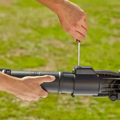 Fshesë me vakum dhe fryrës gjethe BLACK+DECKER BEBLV301-QS, 3000 W, portokalli