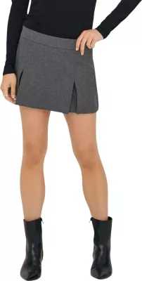 Shorce skort për femra Jacqueline de Yong JDYCLEO MW Skort TLR 15371362, gri e errët [Madhësia: S]