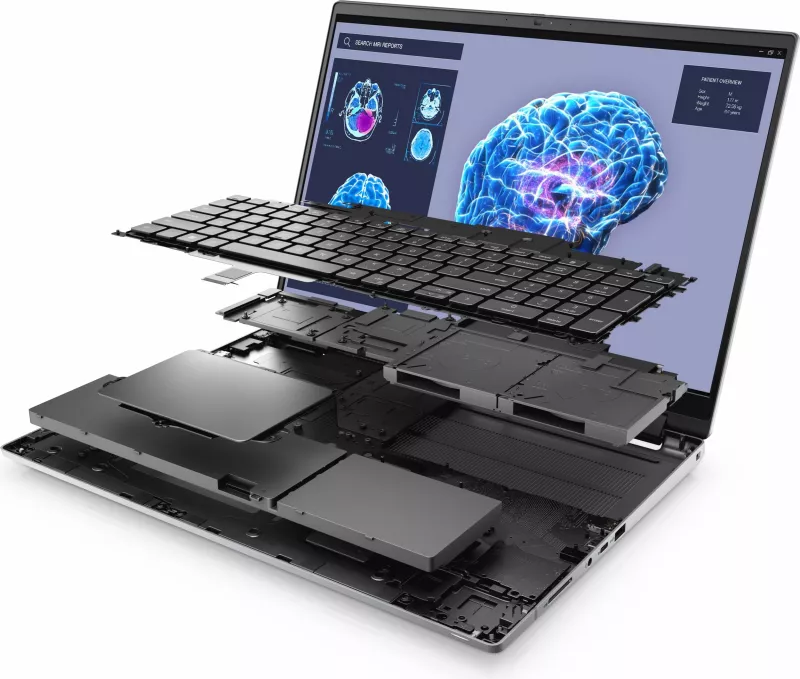 Kompjuter portativ DELL Precision 7680, Intel Core i9, 32GB RAM, 1TB SSD, NVIDIA RTX 3500 Ada, 16 inch