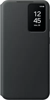 Mbështjellës Samsung Smart View Case për Galaxy S24+, wallet case, e zezë