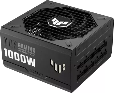 Furnizues rryme ASUS TUF Gaming 1000W 80 Plus Gold, ATX 3.0, plotësisht modular, 12VHPWR, i zi