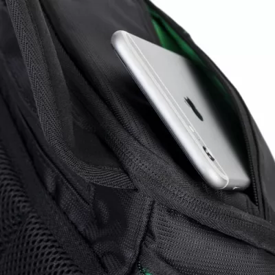 çantë kamere RIVACASE 7470 PS SLR, sling për DSLR, ndarje të rregullueshme, xhep për tablet, mbulesë shiu, e zezë