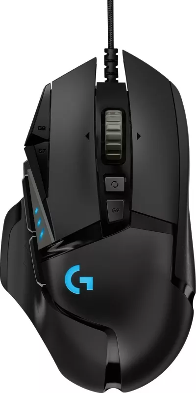 Maus Logitech G G502 HERO, 25600 DPI, USB, i zi